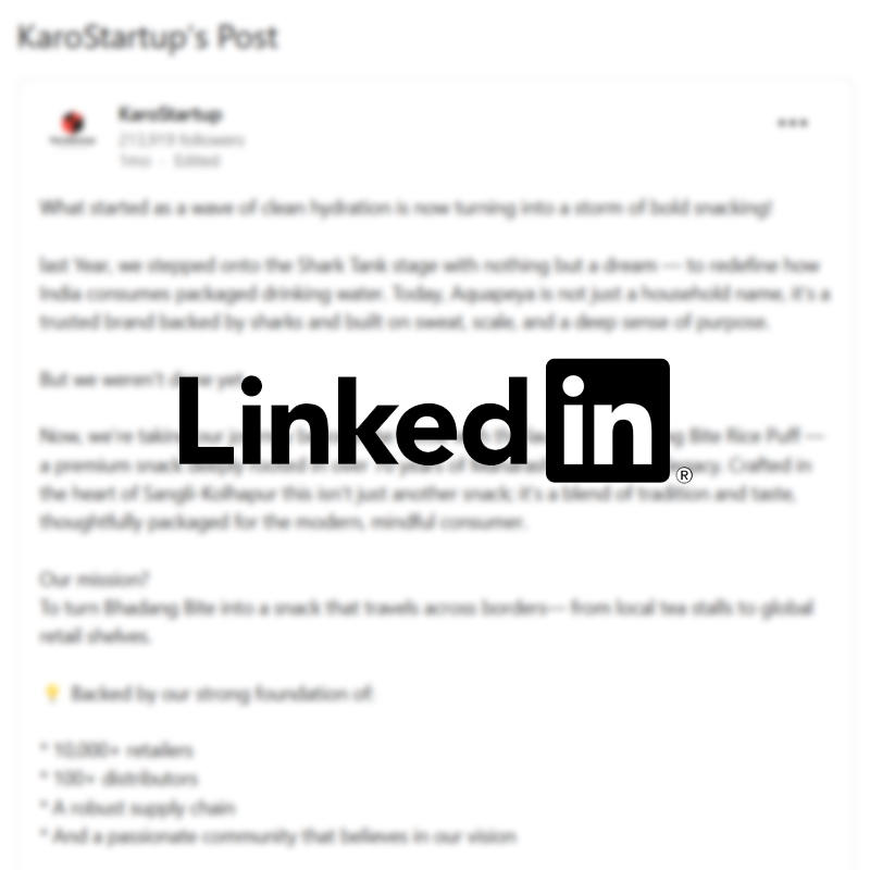 Aquapeya on KaroStartup